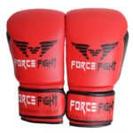 Боксерские перчатки force fight red