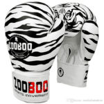 Боксерские перчатки zooboo tiger white
