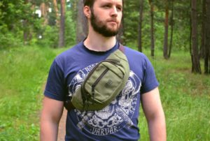 Поясная сумка хаки VARVAR — изображение 2