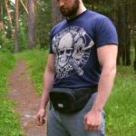 Поясная сумка черная VARVAR