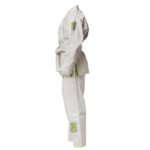 Детское кимоно gi bjj lion pro 2.0- white green — изображение 4