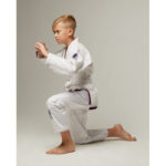 Детское кимоно gi bjj lion pro 2.0- white purple — изображение 10