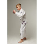 Детское кимоно gi bjj lion pro 2.0- white purple — изображение 9