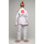 Детское кимоно gi bjj lion pro 3.0- white red — изображение 7
