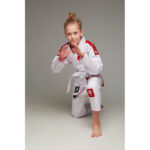 Детское кимоно gi bjj lion pro 3.0- white red — изображение 6