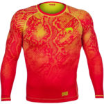 Рашгард Venum Fusion - long sleeve - orange/yellow